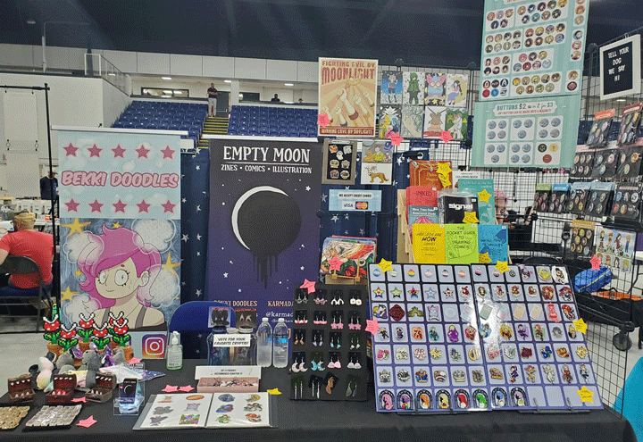 Empty Moon Convention Booth